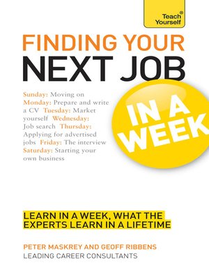 cover image of Finding Your Next Job in a Week